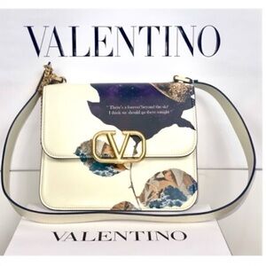 Valentino Garavani X Undercover VSLING Floral Print Crossbody Shoulder HandBag